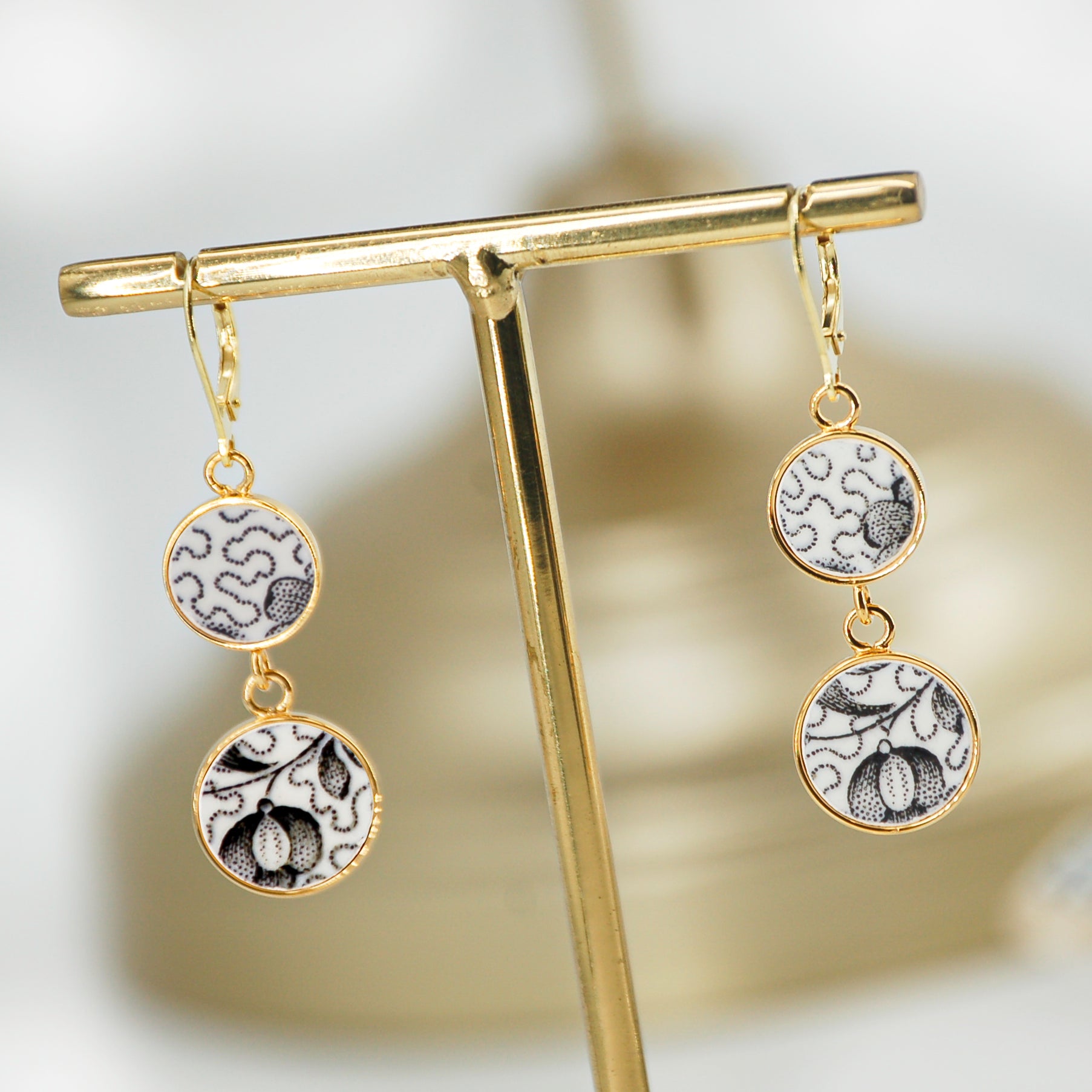 Boucles d'oreilles Romane