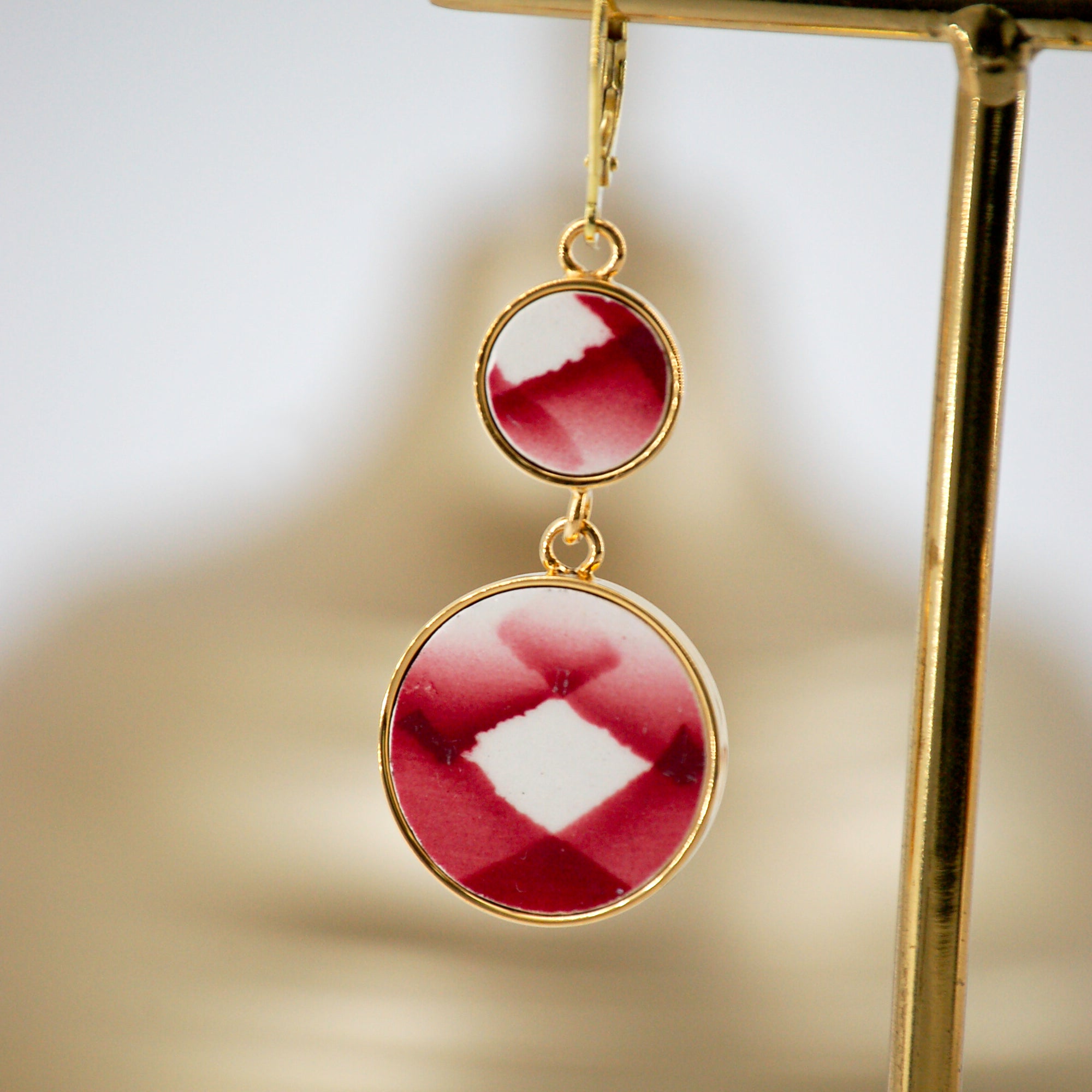 Boucles d'oreilles "Composition géométrique"