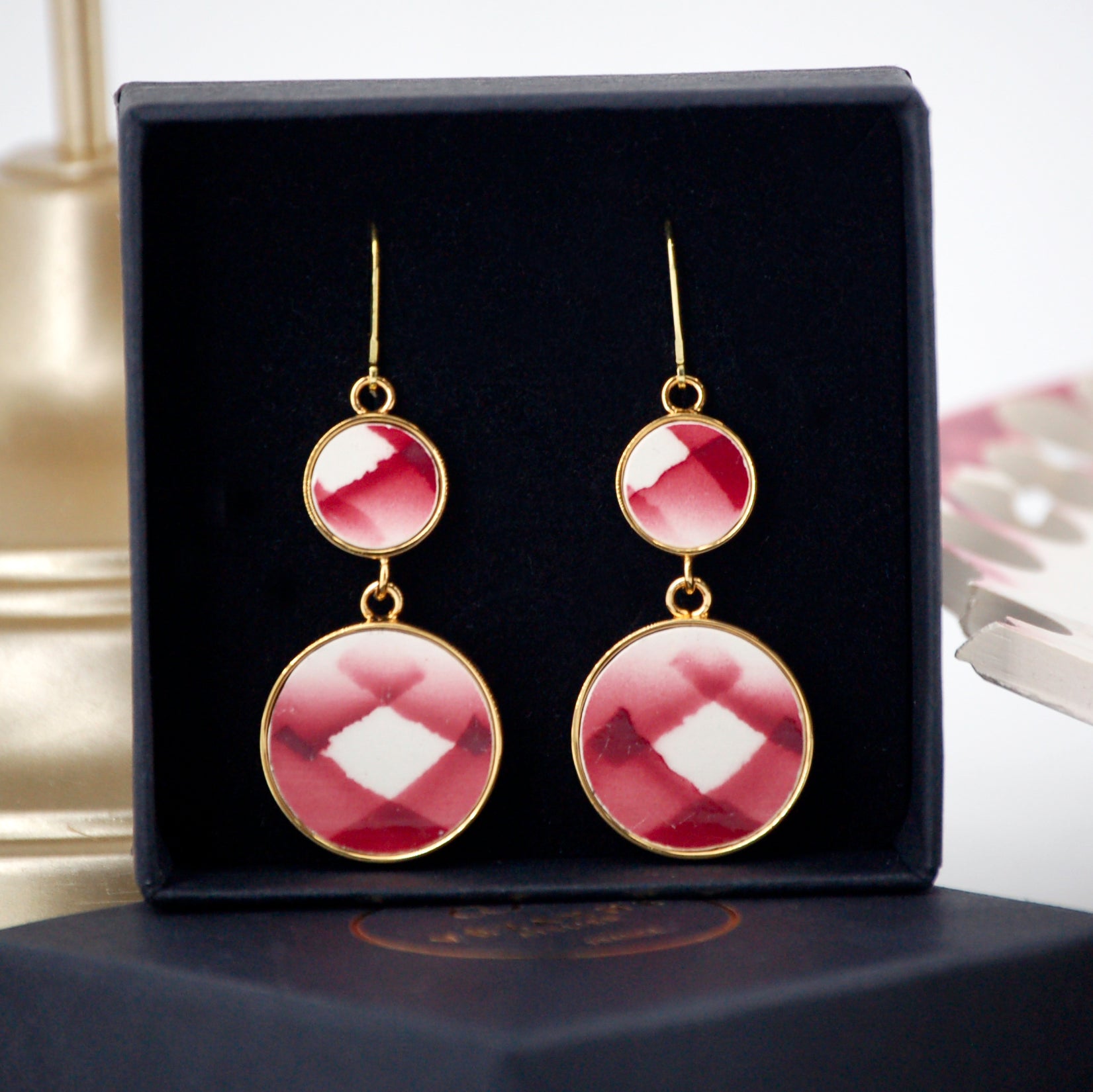 Boucles d'oreilles "Composition géométrique"