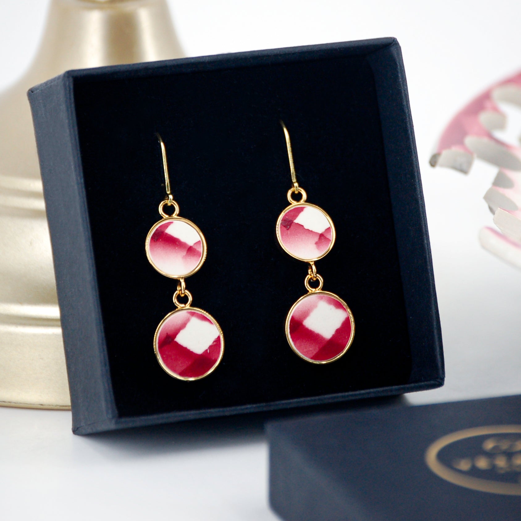 Boucles d'oreilles "Motif graphique"