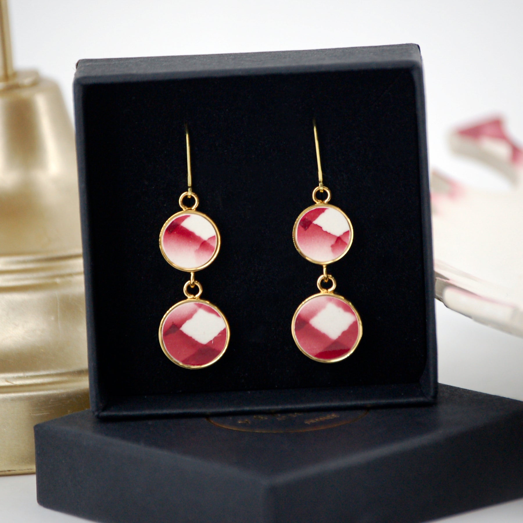 Boucles d'oreilles "Motif graphique"