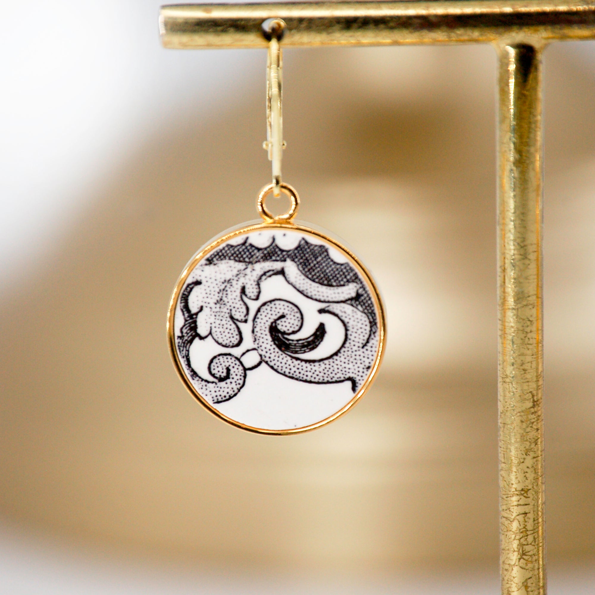 Boucles d'oreilles Acanthe