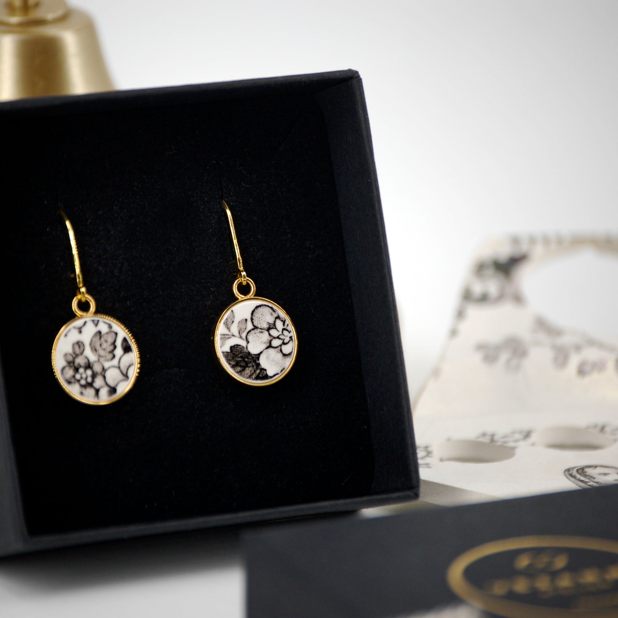 Boucles d'oreilles Myosotis des bois
