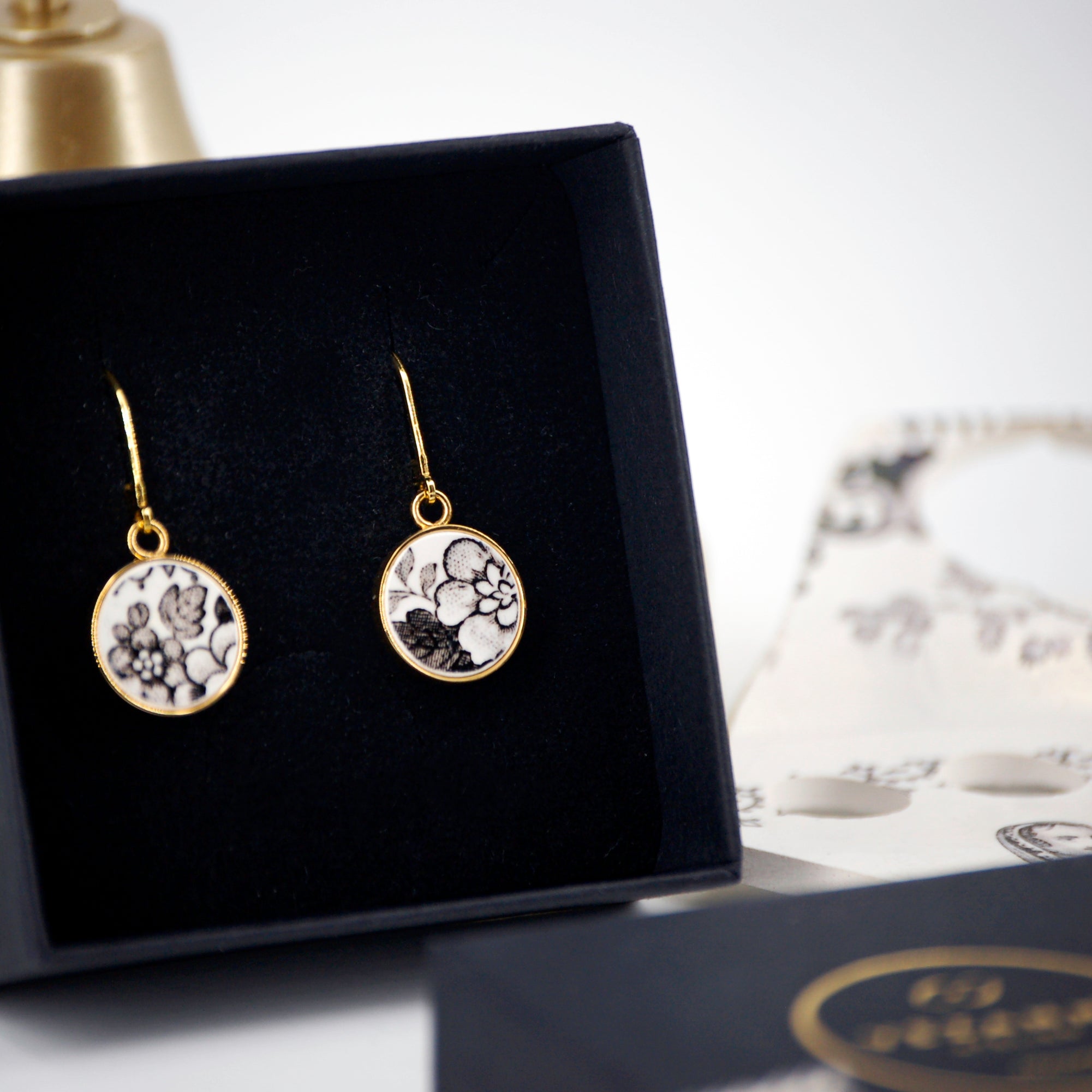 Boucles d'oreilles Myosotis des bois