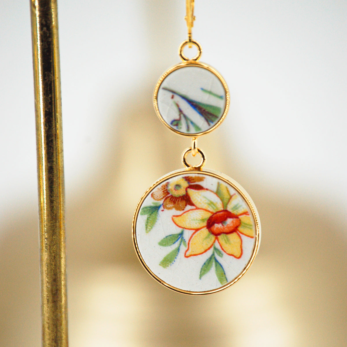 Boucles d'oreilles Narcisse