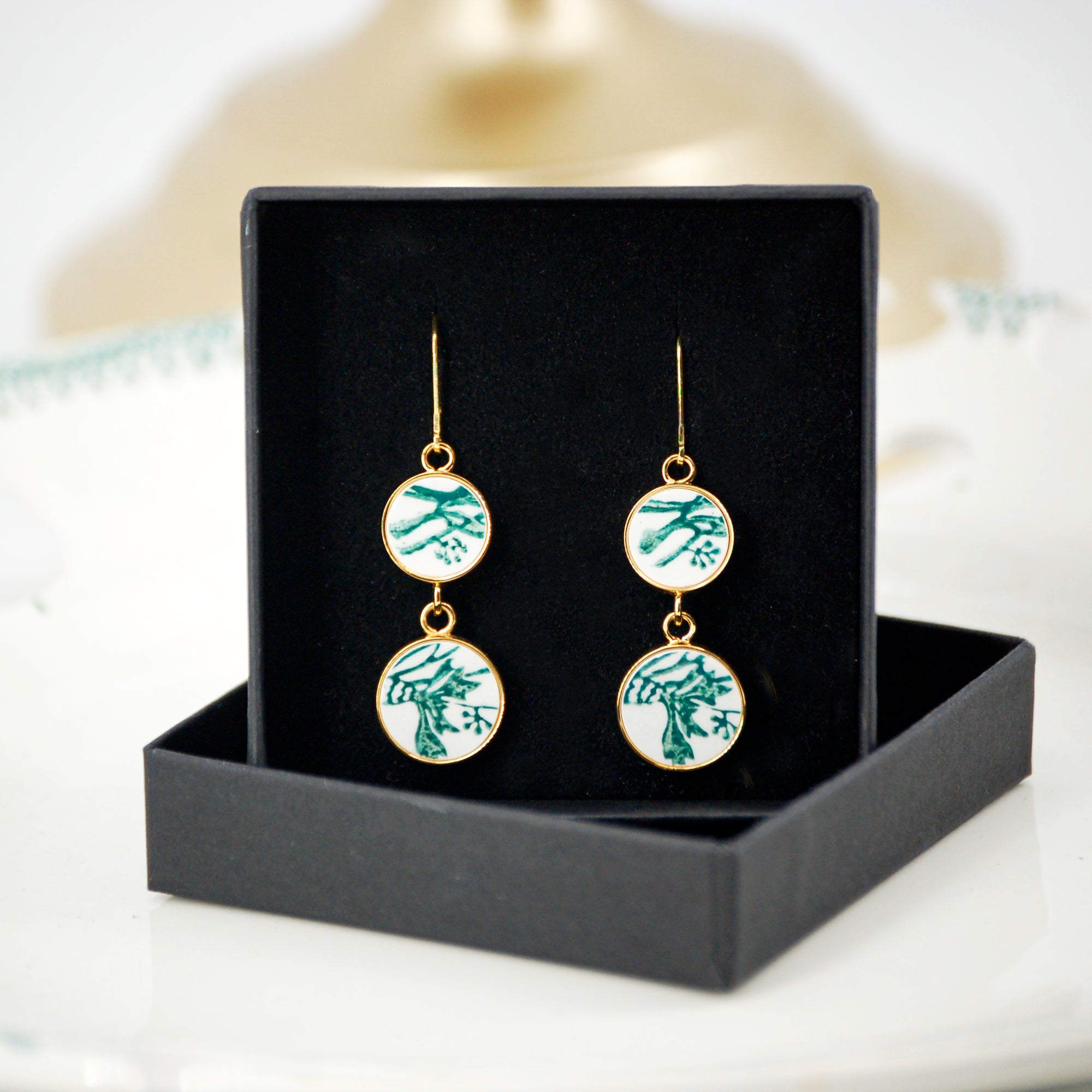 Boucles d'oreilles Bleuet