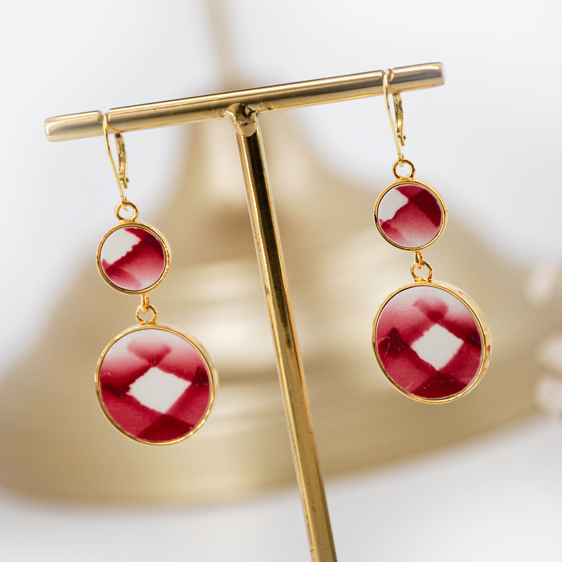 Boucles d'oreilles "Composition géométrique"