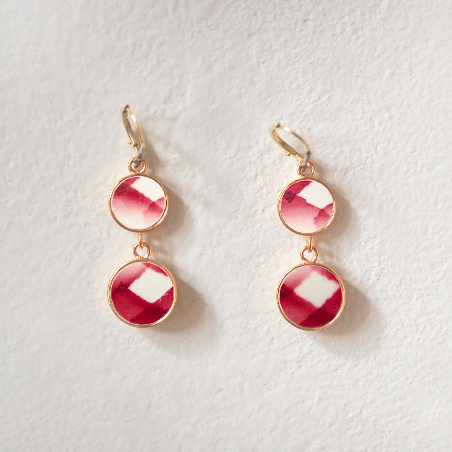 Boucles d'oreilles "Motif graphique"