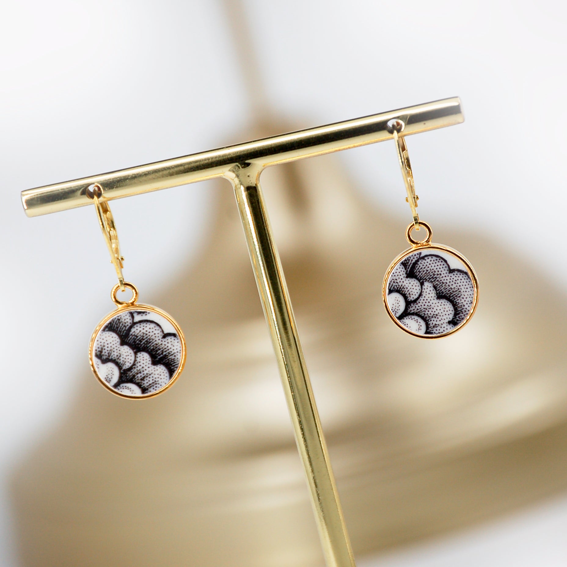Boucles d'oreilles "Pétales"