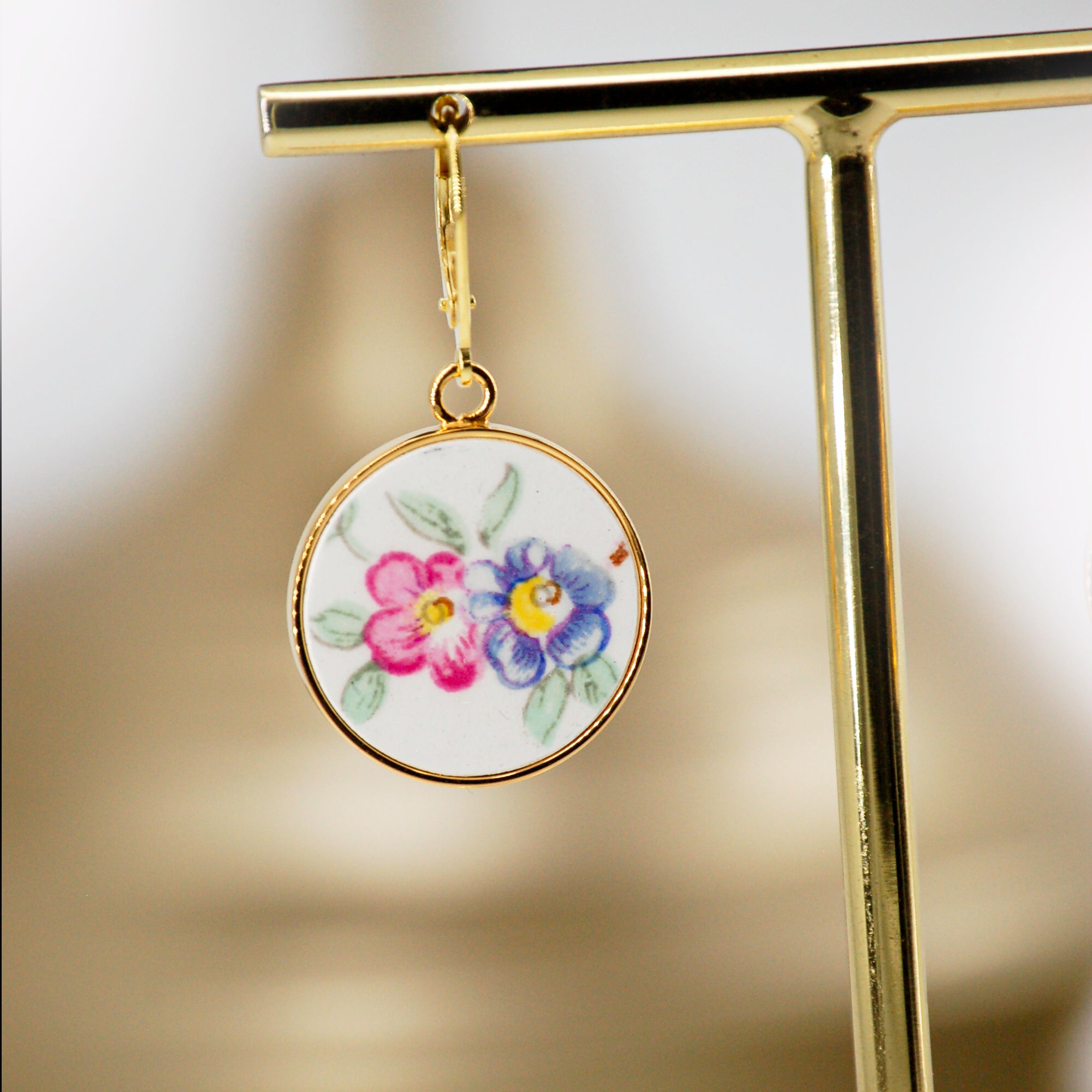 Boucles d'oreilles "Petit bouquet de fleurs"
