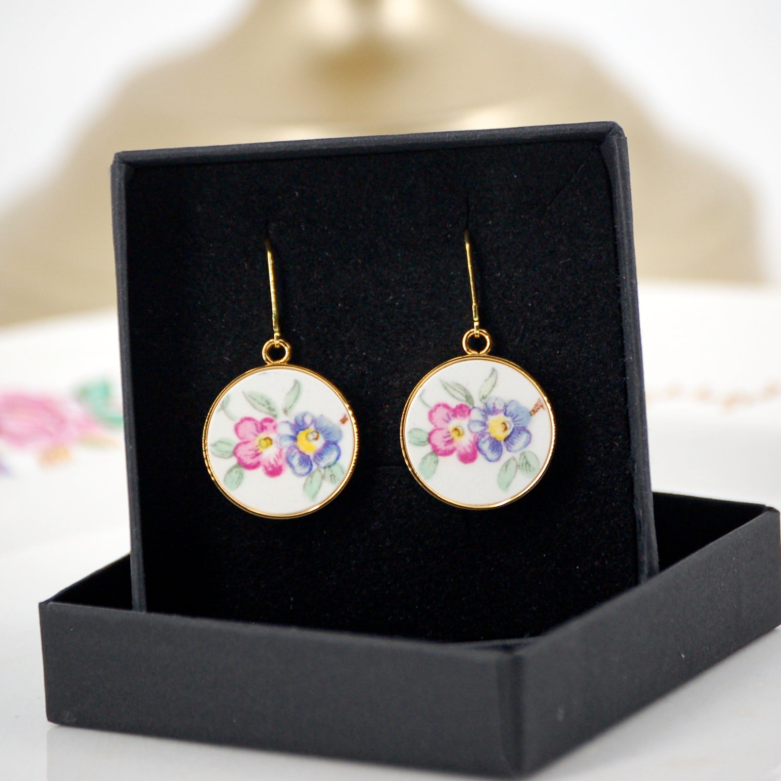 Boucles d'oreilles "Petit bouquet de fleurs"