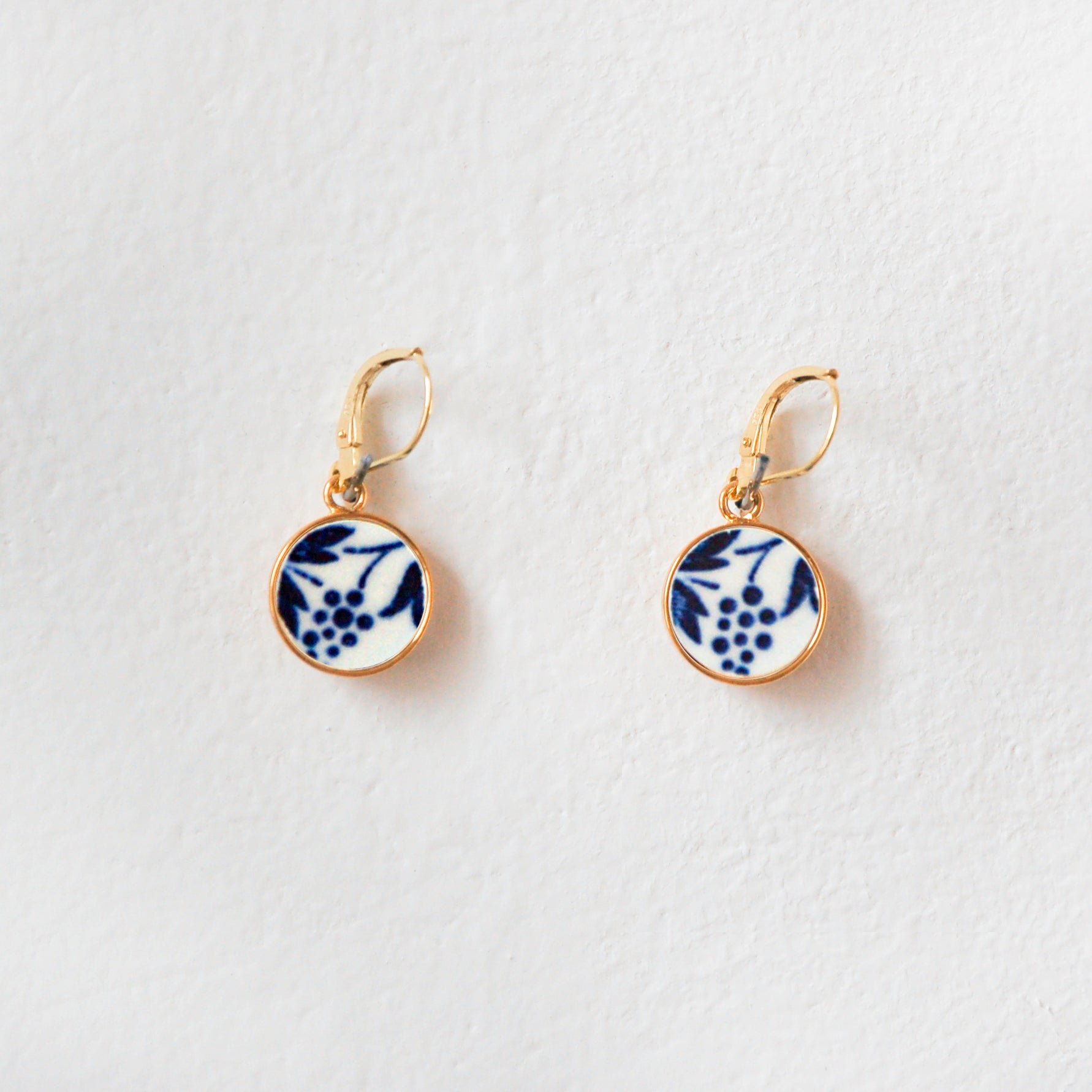 Boucles d'oreilles Bleuette