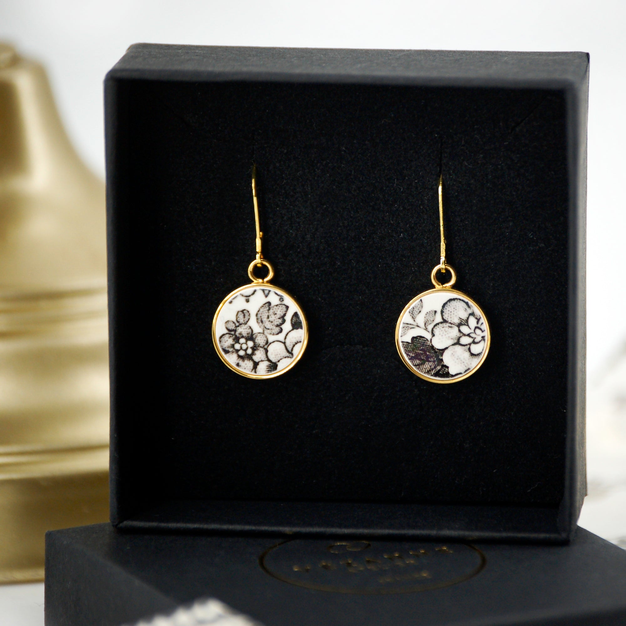 Boucles d'oreilles Myosotis des bois