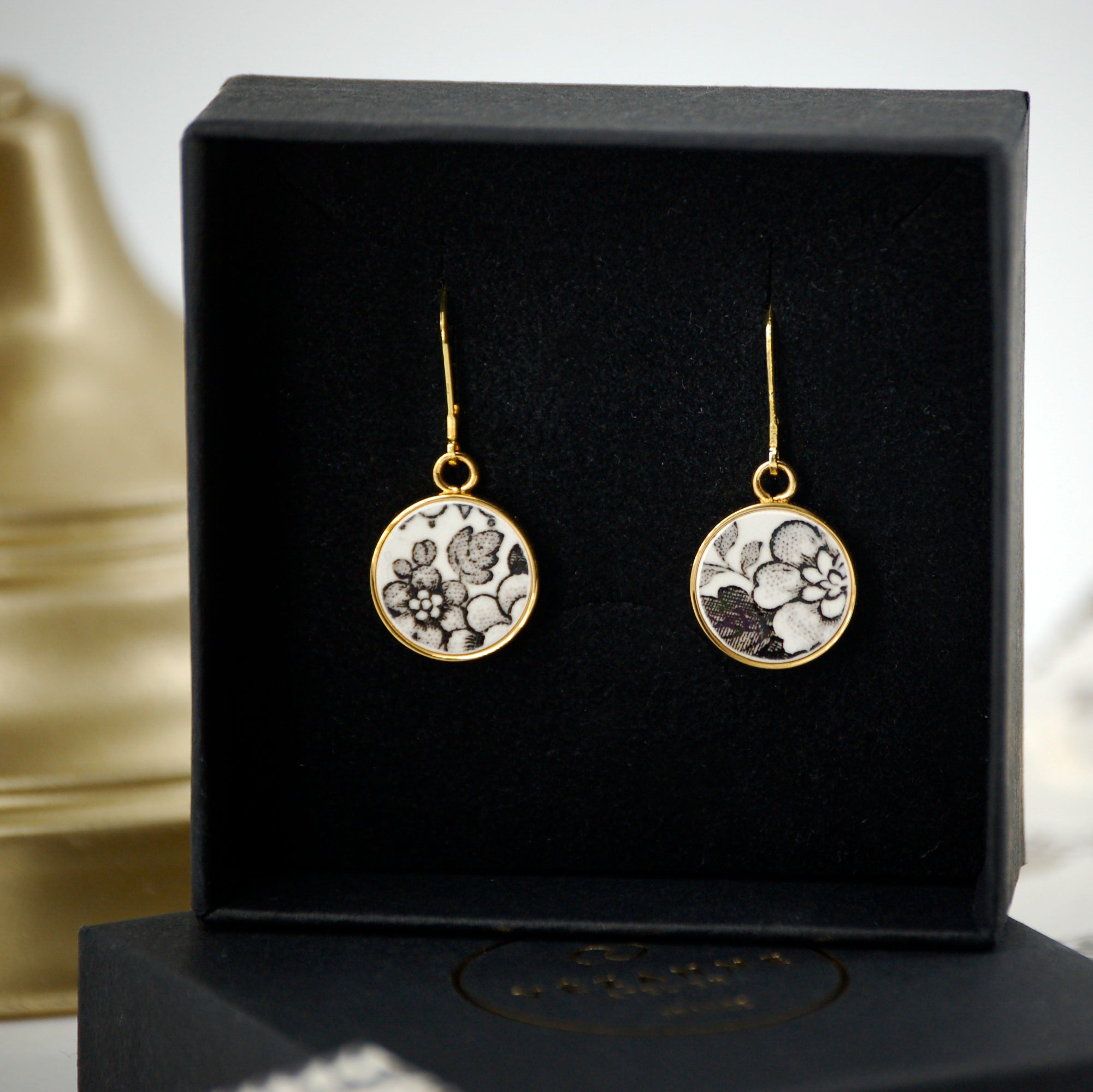 Boucles d'oreilles Myosotis des bois