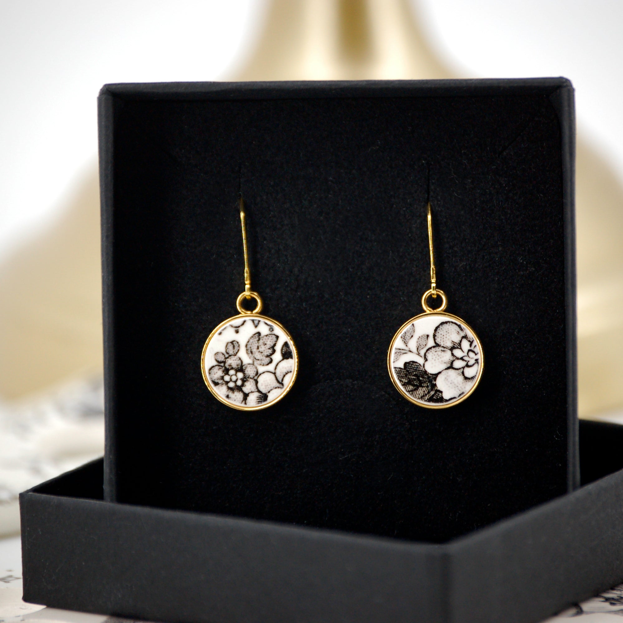 Boucles d'oreilles Myosotis des bois