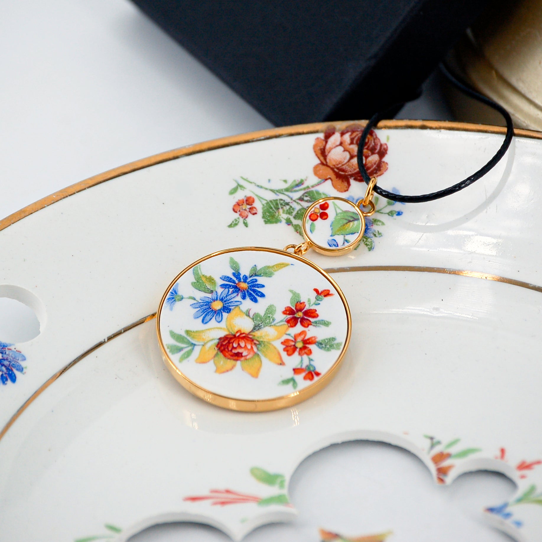 Pendentif "Belles fleurs"