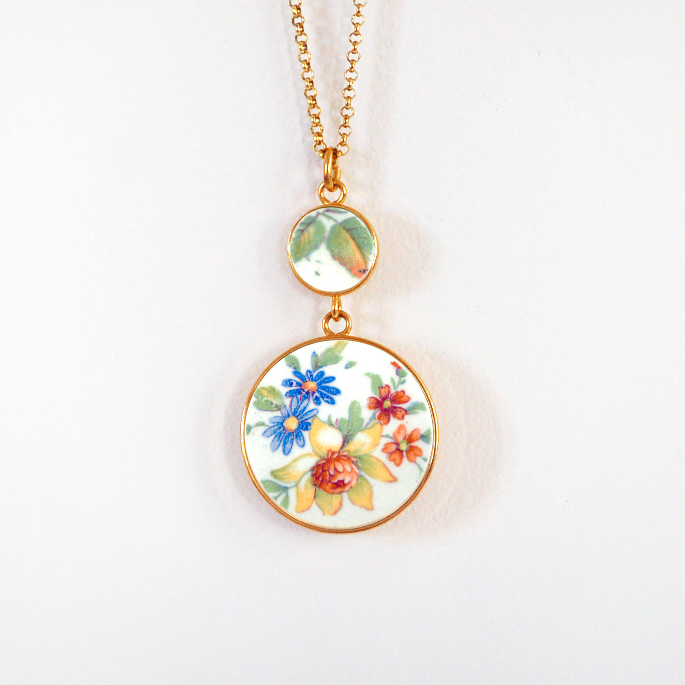 Pendentif "Charmant bouquet de fleurs"